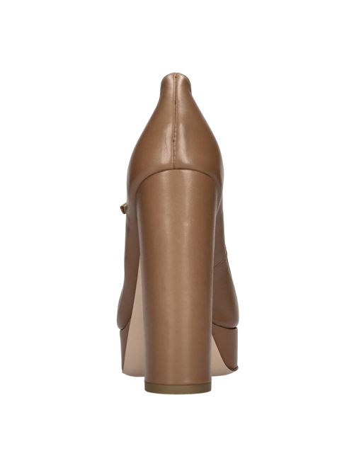 Décolleté in pelle FRANCESCO SACCO | 6851 AGNELLATOCOGNAC